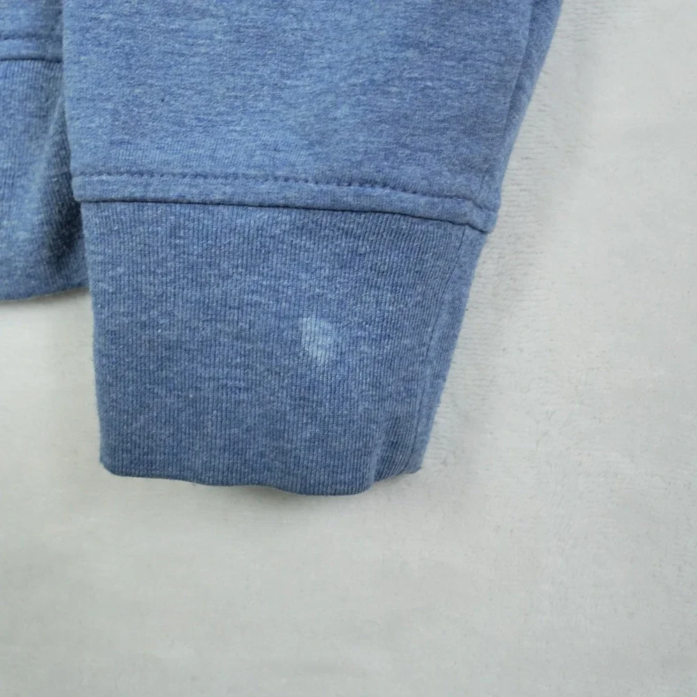 Patagonia Mens Full Zip Hoodie Blue Organic Cotton Logo Sweatshirt Medium - Picture 5 of 10
